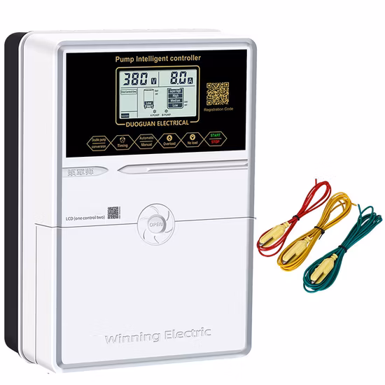 5.5HP Three Phase LCD Electrical Simplex Water Pump Intelligent Controller