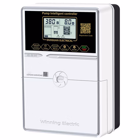 5.5HP Three Phase LCD Electrical Simplex Water Pump Intelligent Controller