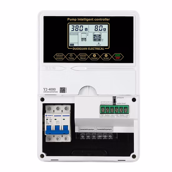 Three Phase 7.5kw Duplex Alternating Pump Controller